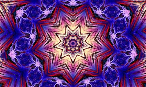 The Psychedelic World of Magical Paint Elation Kaleidoscope Artwork